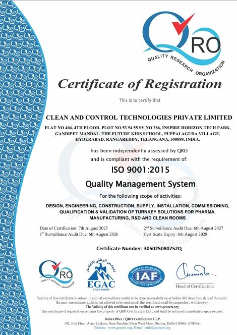 ISO 45001:2018 Certificate Document